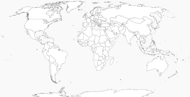 Carte du monde Carte vierge Géographie, carte du monde, Divers, monochrome  png
