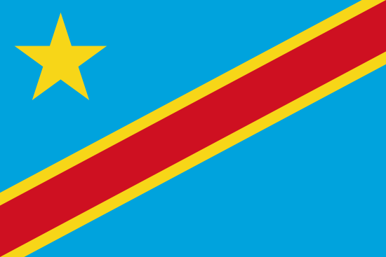 Drapau République démocratique du Congo