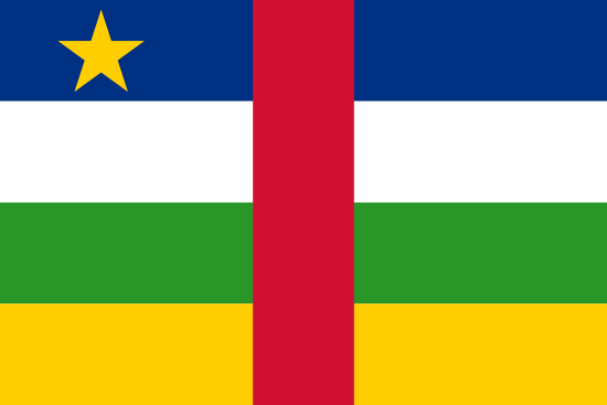Drapau République centrafricaine
