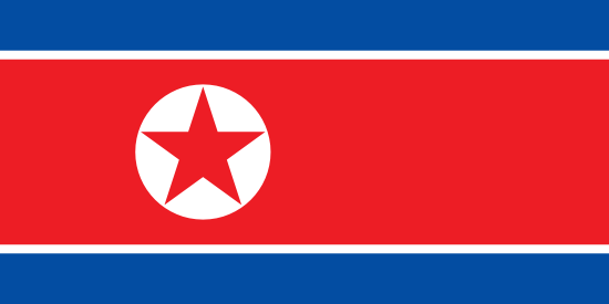 Drapau Corée du Nord