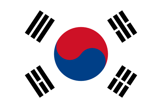 Drapau Corée du Sud