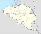 Carte Belgique vierge régions