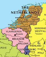 Grande carte Belgique