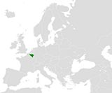 Localiser Belgique sur carte du monde