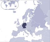 Localiser Allemagne sur carte du monde