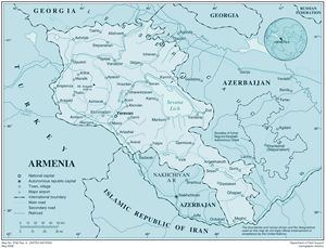 Carte Arménie