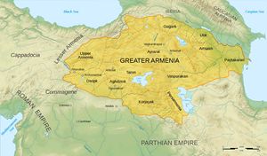 Carte grande villes Arménie