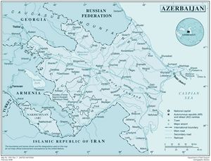 Grande carte Azerbaïdjan