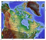 Carte topographique Canada