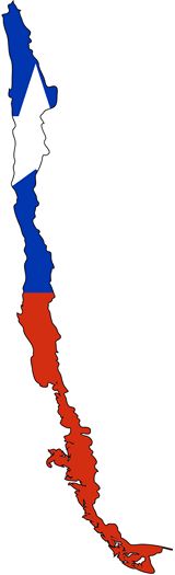 Carte drapeaux Chili
