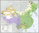 Carte des langues Chine