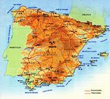 Carte autoroute Espagne
