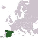Situer Espagne sur carte du monde