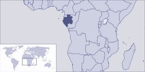 Localiser Gabon sur carte du monde