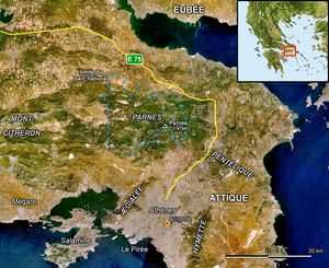 Carte satellite Grèce