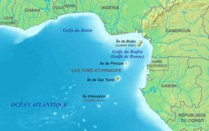 Carte topographique Guinée équatoriale