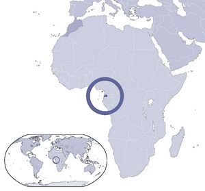 Localiser Guinée équatoriale sur carte du monde
