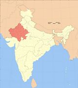 Carte Inde vierge couleur
