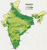 Carte population Inde
