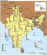 Carte religion Inde