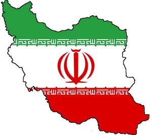 Carte drapeaux Iran