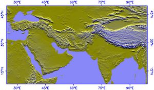 Carte géologique Iran