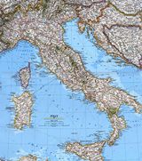 Grande carte Italie
