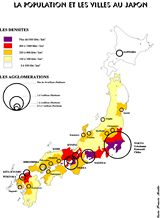 Carte population Japon