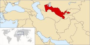 Situer Ouzbékistan sur carte du monde