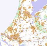 Carte frontières Pays-Bas