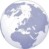 Localiser Portugal sur carte du monde