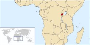 Situer Rwanda sur carte du monde