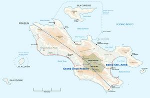 Carte des villes Seychelles