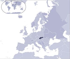 Localiser Slovaquie sur carte du monde