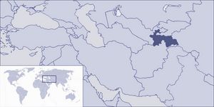 Localiser Tadjikistan sur carte du monde