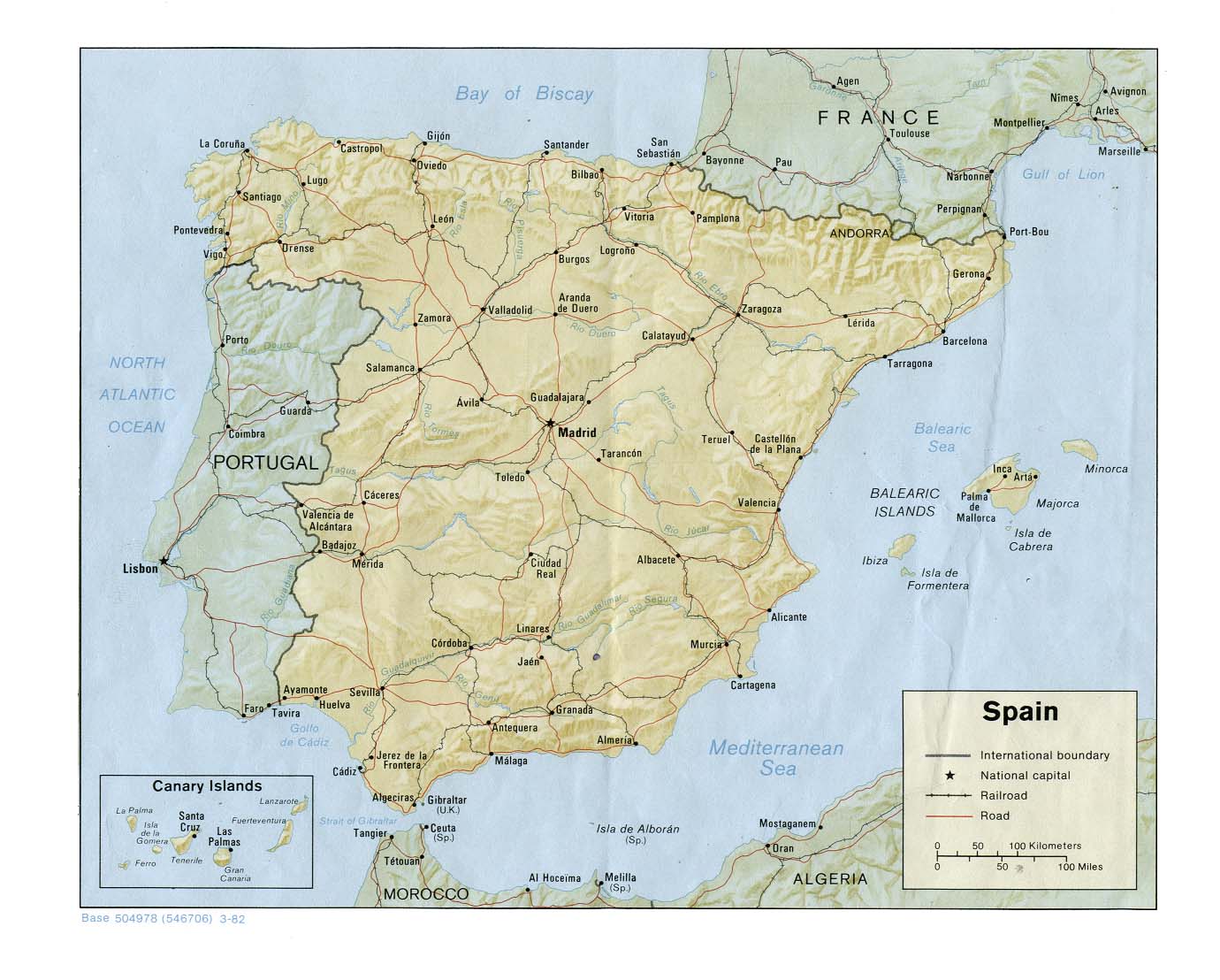 Carte Espagne Capitale Madrid G ographie Et Infos Carte Espagne Capitale Madrid G ographie Et Infos